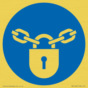 Mandatory: Keep locked